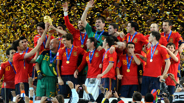 Catalonian players were fundamental for Spain's 2010 World Cup achievement